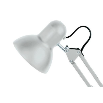 Lampa de birou cu suport culoare alba 220V soclu E27