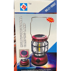 Lampa de camping ZJ-1990T cu incarcare solara in capat Lampa de camping ZJ-1990T cu incarcare solara in capat