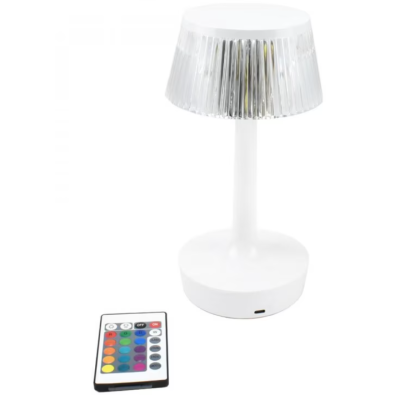 Lampa de masa decorativa cu LED RGB si telecomanda model Crystal Touch Q TL153