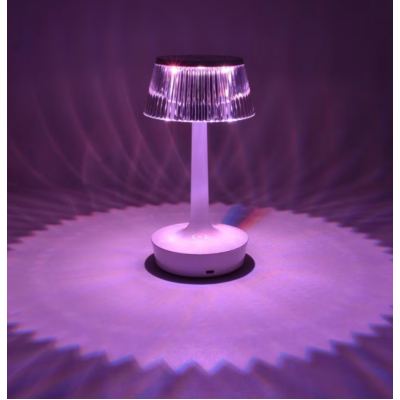 Lampa de masa decorativa cu LED RGB si telecomanda model Crystal Touch Q TL153