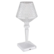 Lampa de masa decorativa LED tip cristal Andowl Q LED1633 transparenta