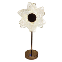 Lampa decorativa Sun Flower Auriu Lumina Calda Rece