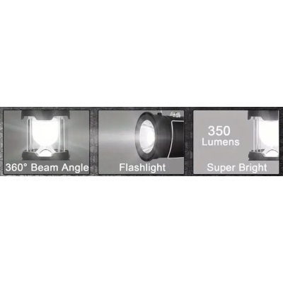 Lampa Felinar Solara Camping 900 Lumeni cu agatatoare MH 5800T 6 + 1 LED