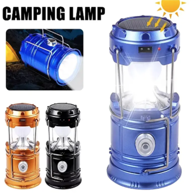Lampa Felinar Solara Camping 900 Lumeni cu agatatoare MH 5800T 6 + 1 LED