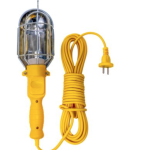 Lampa GALBENA portabila de lucru cu LED cablu 10m 220V