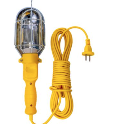 Lampa GALBENA portabila de lucru cu LED cablu 10m 220V