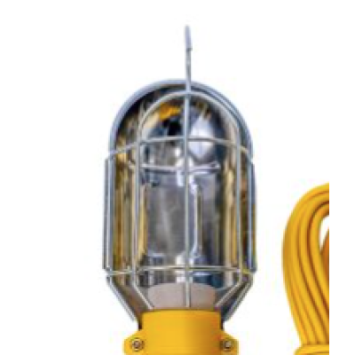 Lampa GALBENA portabila de lucru cu LED cablu 10m 220V