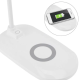 Lampa LED de birou cu functie de incarcare wireless pentru telefoane
