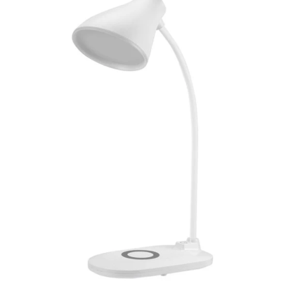Lampa LED de birou cu functie de incarcare wireless pentru telefoane