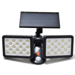 Lampa LED dubla W770A de perete cu panou solar 144 LED 