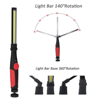 Lampa lucru RT55 slim Intensitate reglabila baza Magnetica incarcare usb Inspectie Auto