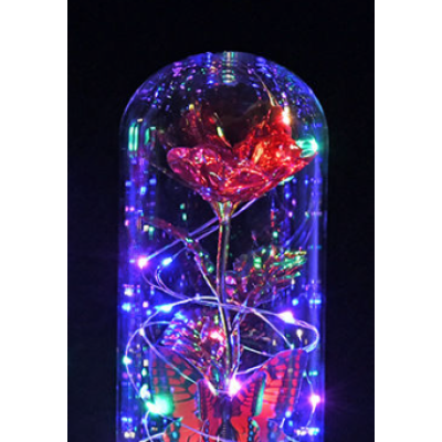 Lampa portabila led cu trandafir iluminat in interior RD C172