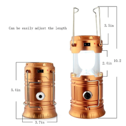Lampa SH-5800T pentru camping cu incarcare solara Lampa SH-5800T pentru camping cu incarcare solara