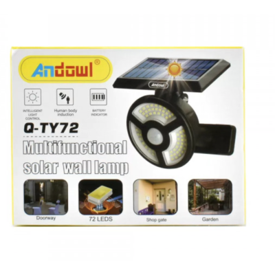 Lampa Solara 72 LED Senzor Miscare Andowl QTY72