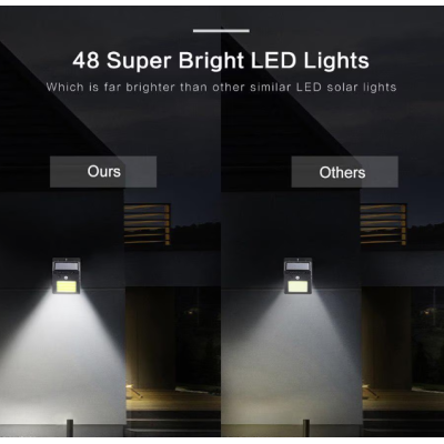 Lampa solara cu 30 de LED-uri si senzor de miscare- JY6009