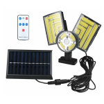 Lampa solara cu 3 casete COB reglabile senzor de miscare si 120 LED