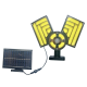 Lampa solara cu 3 casete COB reglabile senzor de miscare si 120 LED