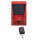 Lampa solara cu alarma pentru protectie si senzor de miscare telecomanda Q L911C