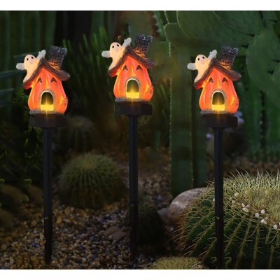 Lampa Solara de Gradina Model Halloween Dovleac