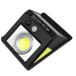 Lampa solara de perete cu leduri laterale lupa si senzor de miscare si lumina CL 2566A