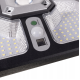 Lampa solara de perete cu senzor de miscare 220 LED COB 4 moduri iluminare