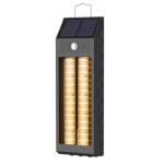 Lampa solara de perete de 18W model HW 668 2 neagra cu carlig