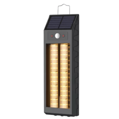 Lampa solara de perete de 18W model HW 668 2 neagra cu carlig