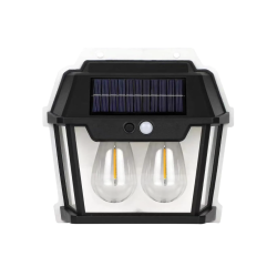 Lampa solara de perete HW 999-2W cu led inductie si senzor miscare