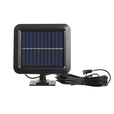 Lampa solara de perete Sl F120 6 x COB LED putere 25W 5000K cu panou solar senzor miscare Neagra