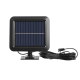 Lampa solara de perete Sl F120 6 x COB LED putere 25W 5000K cu panou solar senzor miscare Neagra