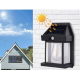 Lampa solara de perete tip bec clasic cu senzor de miscare fara fir LED 3W
