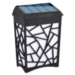 Lampa solara decorativa pentru perete cu LED Multicolor