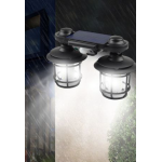 Lampa solara dubla 192 LED cu senzor miscare telecomanda si suport 30W cod JD 2216A