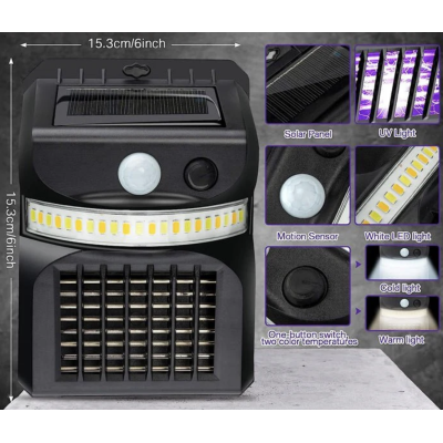 Lampa solara LED cu functie anti tantari Andowl Q TY653