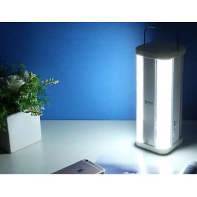 Lampa solara LED ML 1664 iluminare 360 IP65 cu 4 surse lumina alba