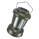 Lampa Solara Retro Camping LY18 Verde cu Maner Reincarcabila
