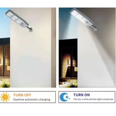 Lampa solara stradala cu senzor de miscare telecomanda 100W cu 3 casete Model JG 803