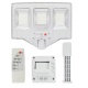 Lampa solara stradala cu telecomanda JG 703 cu 3 casete 108 LED 6000K senzor de miscare 100W