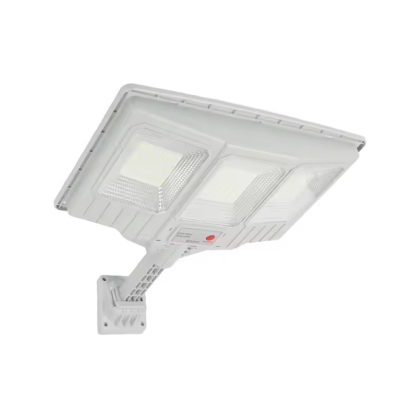 Lampa solara stradala cu telecomanda JG 703 cu 3 casete 108 LED 6000K senzor de miscare 100W