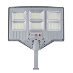 Lampa solara stradala cu telecomanda JG 706 cu 6 casete 108 LED 6000K senzor de miscare 150W