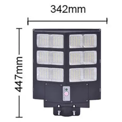 Lampa Solara Stradala Dubla 480 LED 600W 12 CASETE