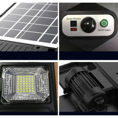 Lampa Solara Stradala Dubla 800 LED 1000W 20 CASETE