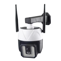 Lampa solara tip camera supraveghere falsa CCTV cu senzor si 2 antene