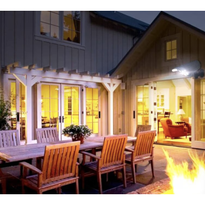 Lampa solara tip camera supraveghere falsa CCTV cu senzor si 2 antene