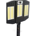 Lampa Solara Tripla 6 Led Cob Cu Senzor De Miscare Telecomanda 