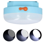 Lampa solara UFO rotunda de exterior cu carlig