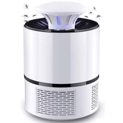 Lampa UV NOVA NV-818 Anti-Insecte cu capcana Vacuum alimentare USB Alb