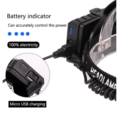 Lanternă de cap MMC T28 LED P90 cu Zoom 30W