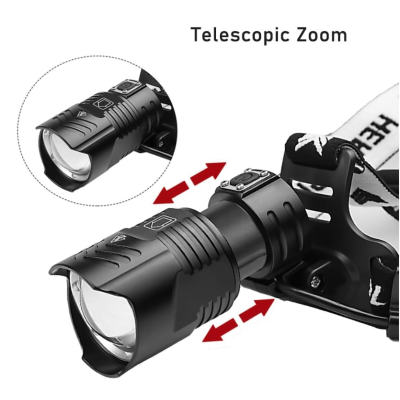 Lanternă de cap MMC T28 LED P90 cu Zoom 30W