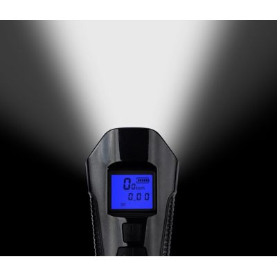 Lanterna de Bicicleta FY317 cu Claxon si Kilometraj DIGITAL